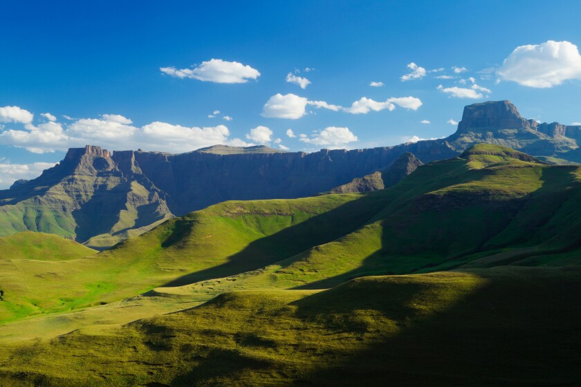 Drakensberg Amphitheatre situated within the  Royal Natal National Park.South Africa