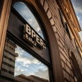 ROME, ITALY - JANUARY 15, 2025: Signage of BPER Banca on an office building in Rome, Italy. Formerly banca popolare dell emilia romagna it's an italia