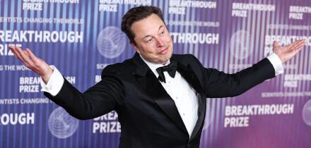 (FILE) Elon Musk Becomes World's First Trillionaire After SpaceX Goes Public. MIRACLE MILE, LOS ANGELES, CALIFORNIA, USA - APRIL 13: Chief Executive Officer (CEO) and product architect of Tesla, Inc., Founder, CEO and chief engineer of SpaceX, Owner, Chie