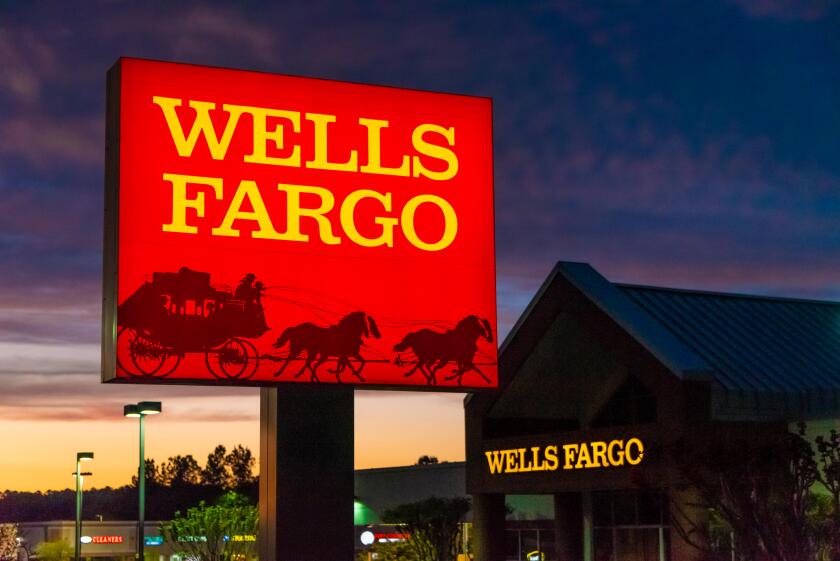 Wells Fargo bank branch in Lawrenceville (Atlanta Metro), Georgia. (USA)