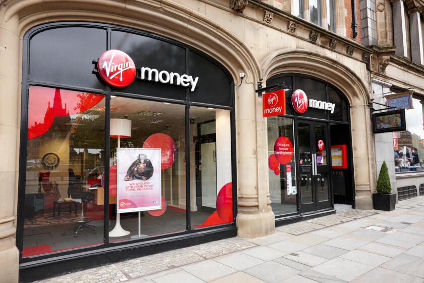 Virgin Money bank branch in Manchester uk