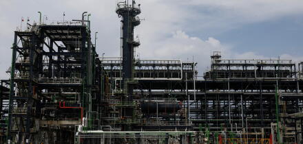 FILE - The Dangote oil refinery sits in Lagos, Nigeria, May 22, 2023. (AP Photo, File)