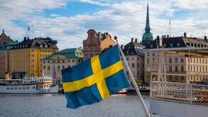 Cityscape of Stockholm, Sweden in summer
