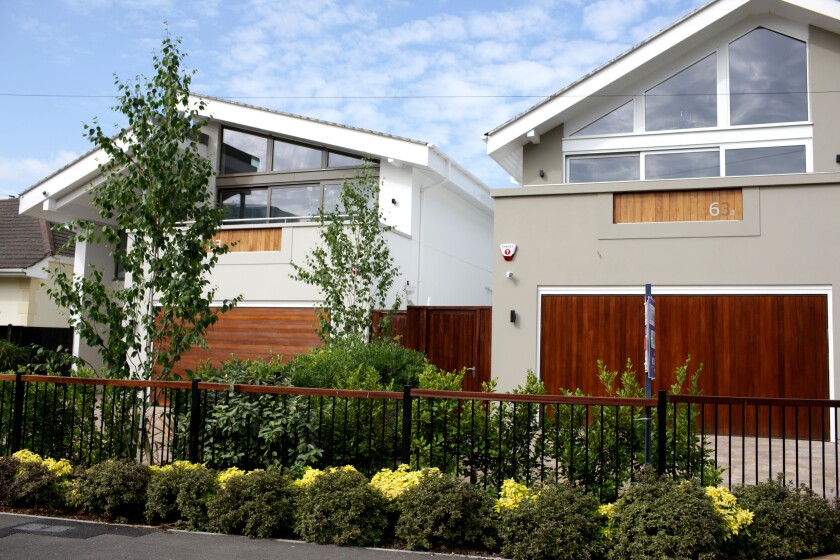 Modern Architecture On Luxury Top End Residential Properties With No People