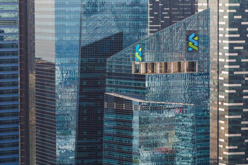 architecture of Downtown Core, Marina Bay, Singapore