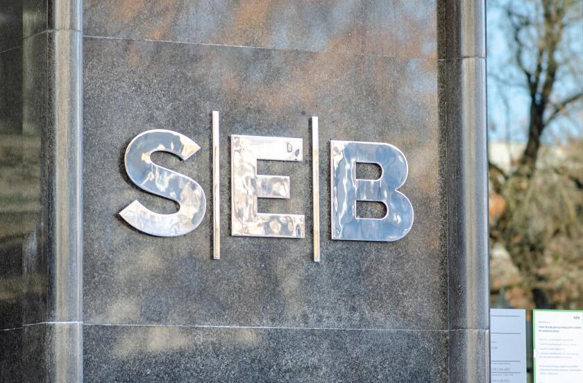 Close Title Name Logo Of SEB Bank Is Commercial Bank Of Lithuania, Subsidiary Of Swedish SEB Group