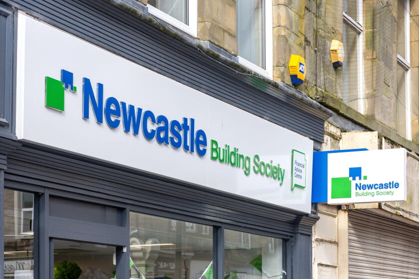 Newcastle Building Society, Middle Street, Consett, County Durham, England, United Kingdom