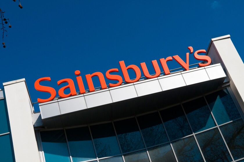 Sainsbury's supermarket logo UK