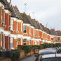 A row of traditional Victorian terrace houses in Crouch End, London, UK