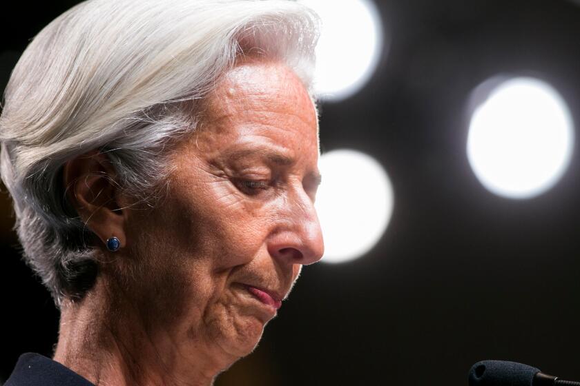 Washington DC, US. 2nd July, 2014. International Monetary Fund Managing Director Christine Lagarde participates in the Inaugural Michel Camdessus Central Banking Lecture on financial stability at the IMF Headquarters in downtown Washington, DC on July 2, 