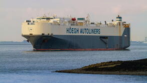 Terneuzen, Zeeland, Netherlands. Hoegh Autoliners