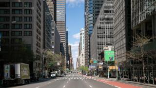 3rd Avenue looking north from 49th Street, New York  City.
