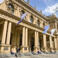 Deutsche Borse, Borsenplatz, Frankfurt am Main, Hessen, Deutschland