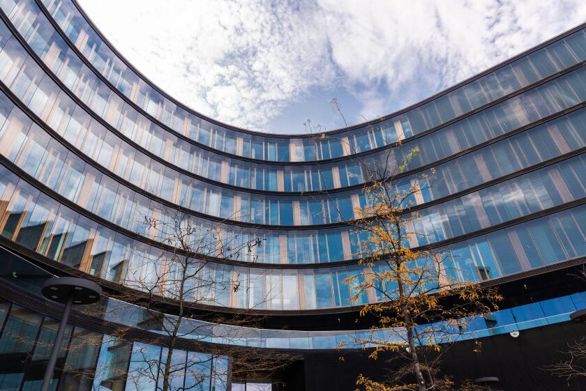 Vienna, Austria - October 16, 2022: Headquarters of the Erste Group Bank AG in Quartier Belvedere, Vienna, Austria