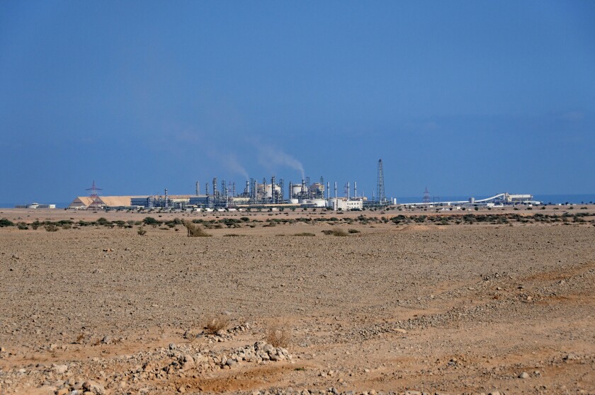 LNG plant, Sur, Oman, Middle East