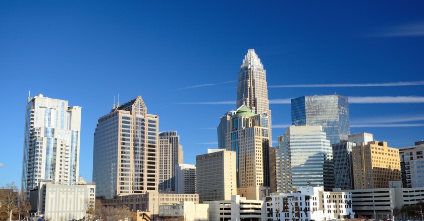 Uptown Charlotte, North Carolina Cityscape