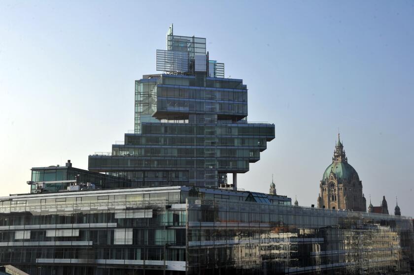 Regional bank NordLB headquarters are seen in Hanover, Germany, 17 November 2011. Photo: JOCHEN LUEBKE