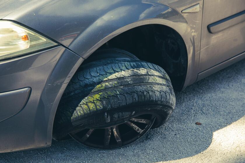 Crashed car