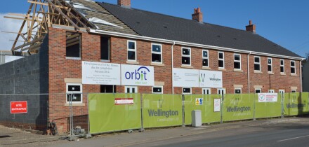 New homes under construction in Gorleston