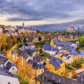 Luxembourg city, the capital of Grand Duchy of Luxembourg. The Old Town and Grund quarter.