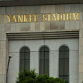 New York, USA; June 3, 2023: Photograph of the entrance of the famous Yankee baseball stadium in the Bronx.