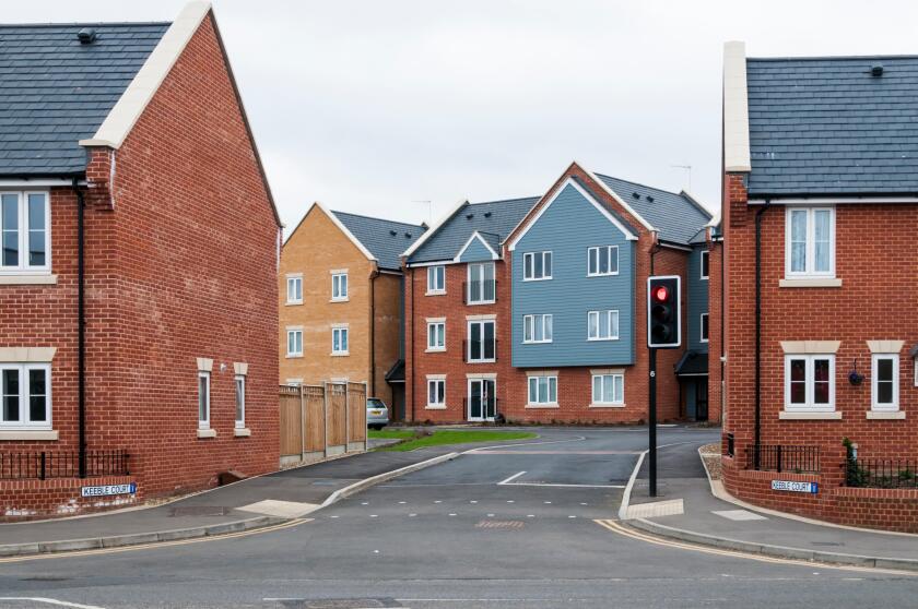 New housing on brownfield site in King's Lynn.  Former site of demolished Pilot cinema.