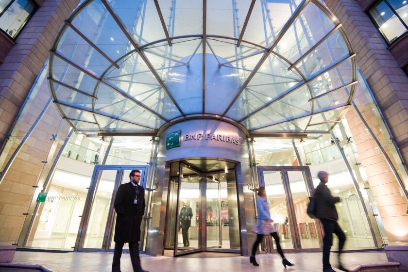 General view of the UK headquarters of BNP Paribas in Marylebone, London. The bank is one of several rumoured to be planning a move to Frankfurt after the UK's decision to leave the European Union. PRESS ASSOCIATION Photo. Picture date: Friday November 18