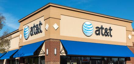 AT&T store exterior.