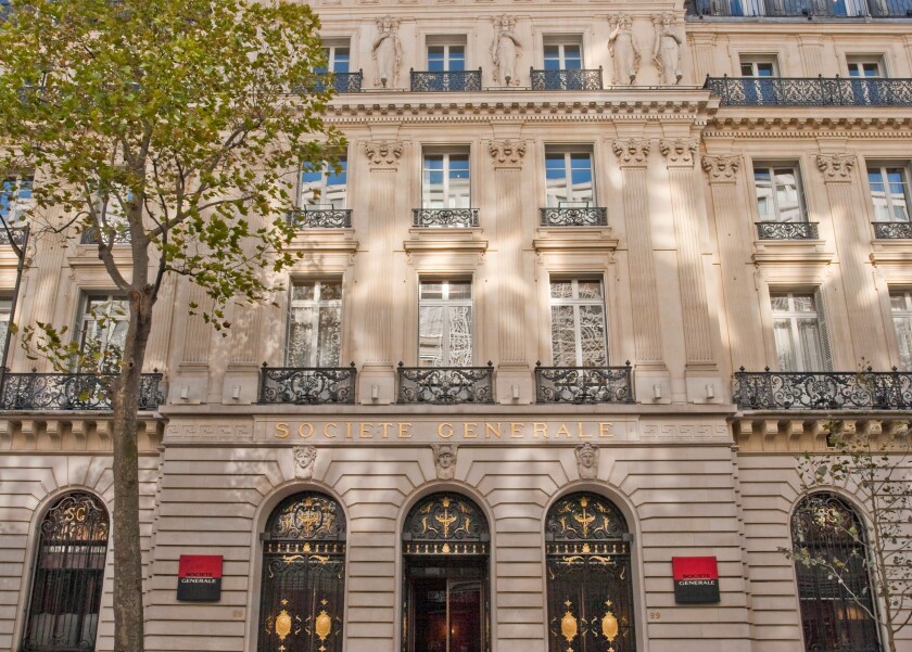 Societe Generale Corporate & Investment Bank building Paris