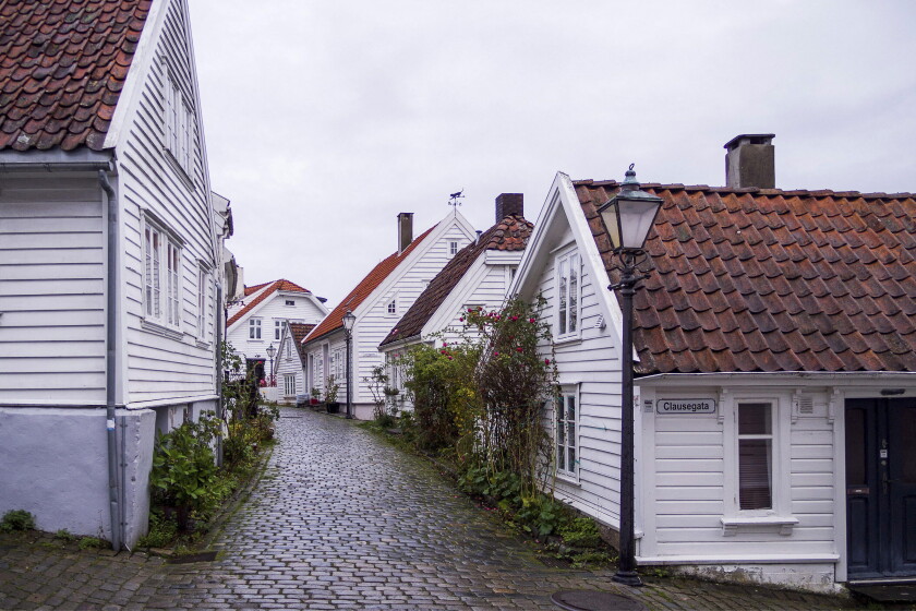 Norway - Stavanger, Old Stavanger Wodden Houses