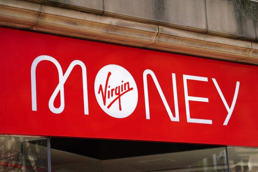 Undated file photo of a Virgin Money bank in Sheffield, UK. Nationwide Building Society is set to take over smaller rival Virgin Money after the pair agreed a deal worth around £2.9 billion. Nationwide has made a 220p-a-share firm offer for Virgin Money, 